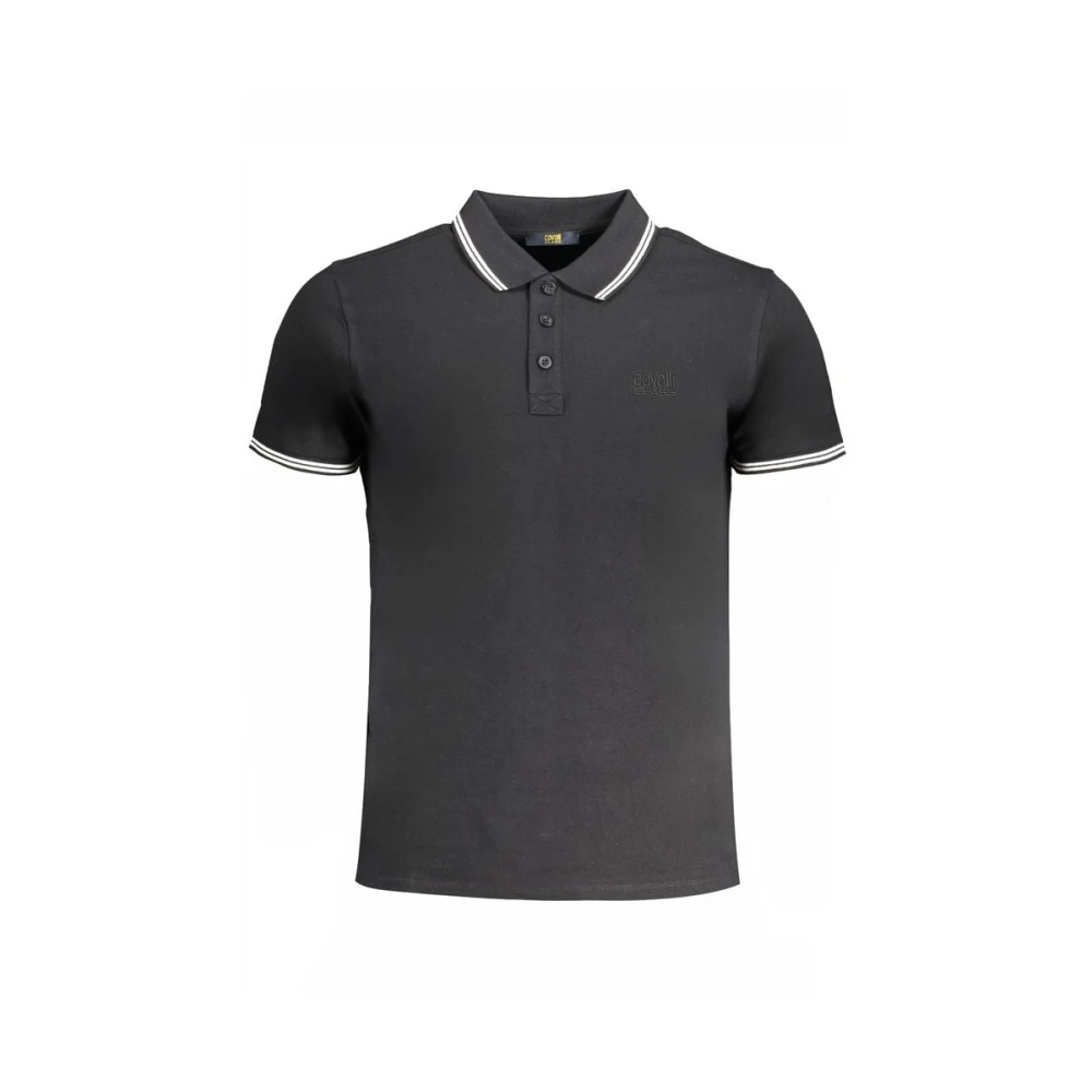 Cavalli Class Polo Shirts - Male - Polo Shirts - Black - Xl - Tops