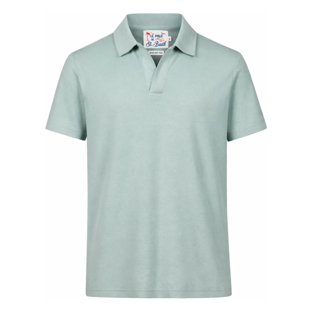 Mc2 Saint Barth Men's Green Polo Shirts, Xl, Polo Jeremy