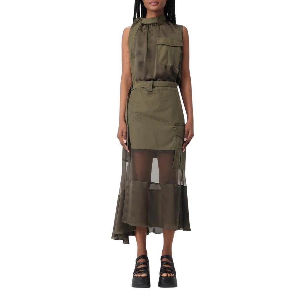 Dresses > Day Dresses > Midi Dresses - - Sacai - Modalova