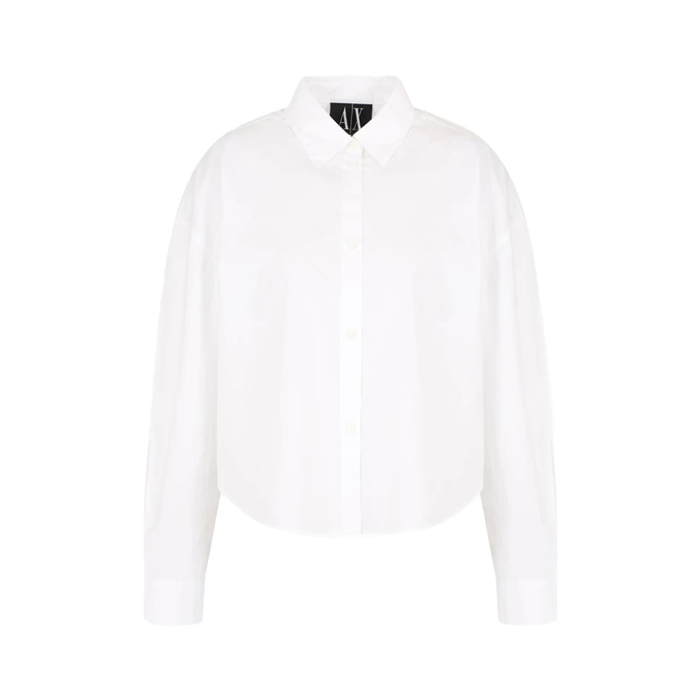 Armani Exchange Women's White Shirt Slim Fit - Shirts - Xs - Blouses & Shirts