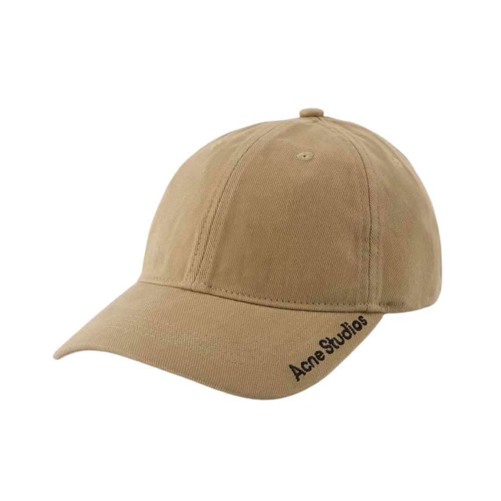 Acne Studios Khaki Bomull Carliy Keps Beige, Unisex