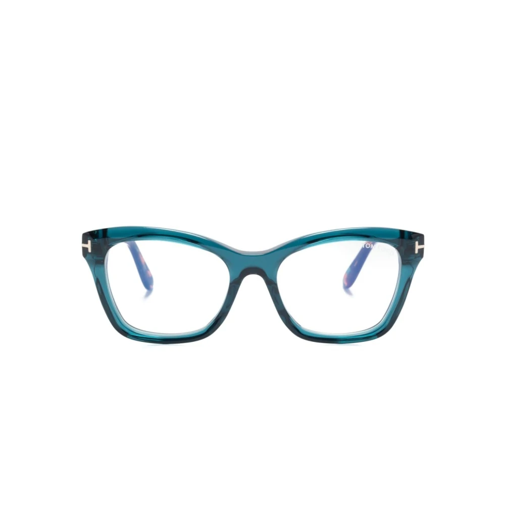 Tom Ford Groen Optisch Montuur Stijlvol en veelzijdig Blue Dames