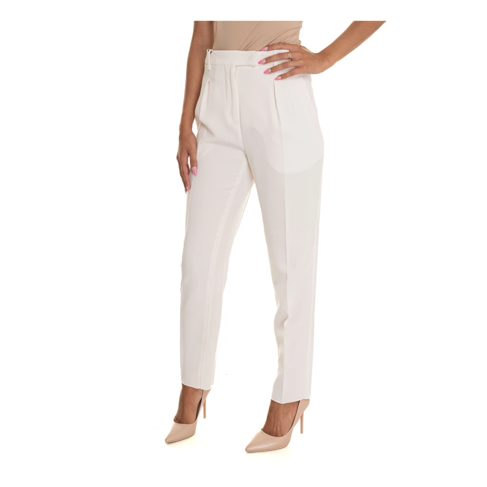 Max Mara Studio Stijlvolle Broek voor Vrouwen White Dames