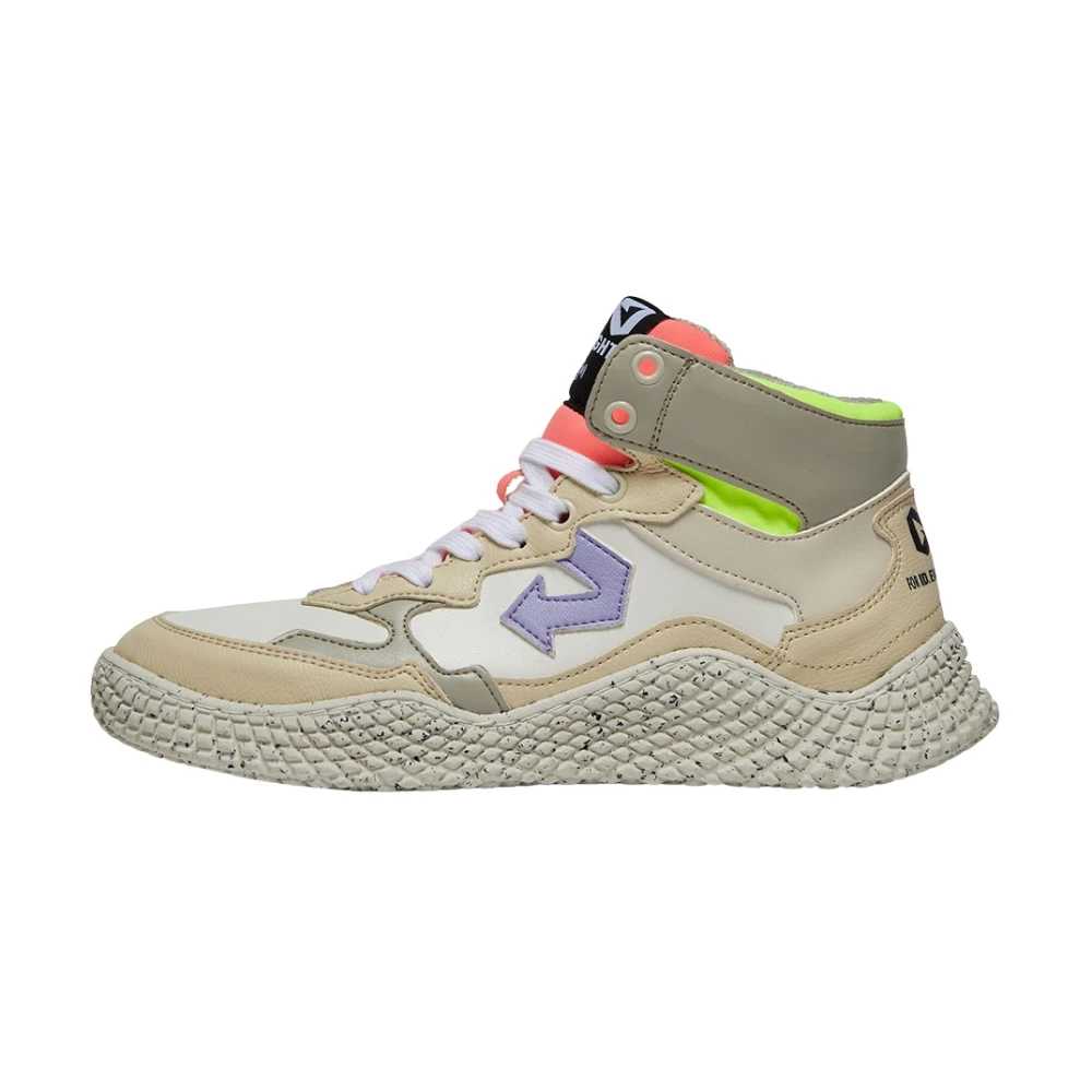 Id.eight beige sneakers med 90-talsstil Multicolor, Unisex