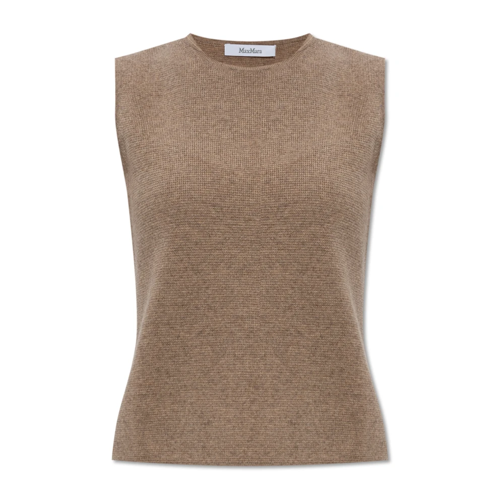 Max Mara Wollen top Fosco Brown Dames