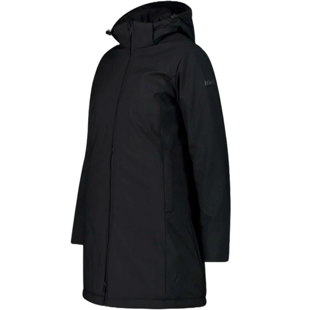 CMP Zwarte Winterjas Waterdicht Warm Black Dames