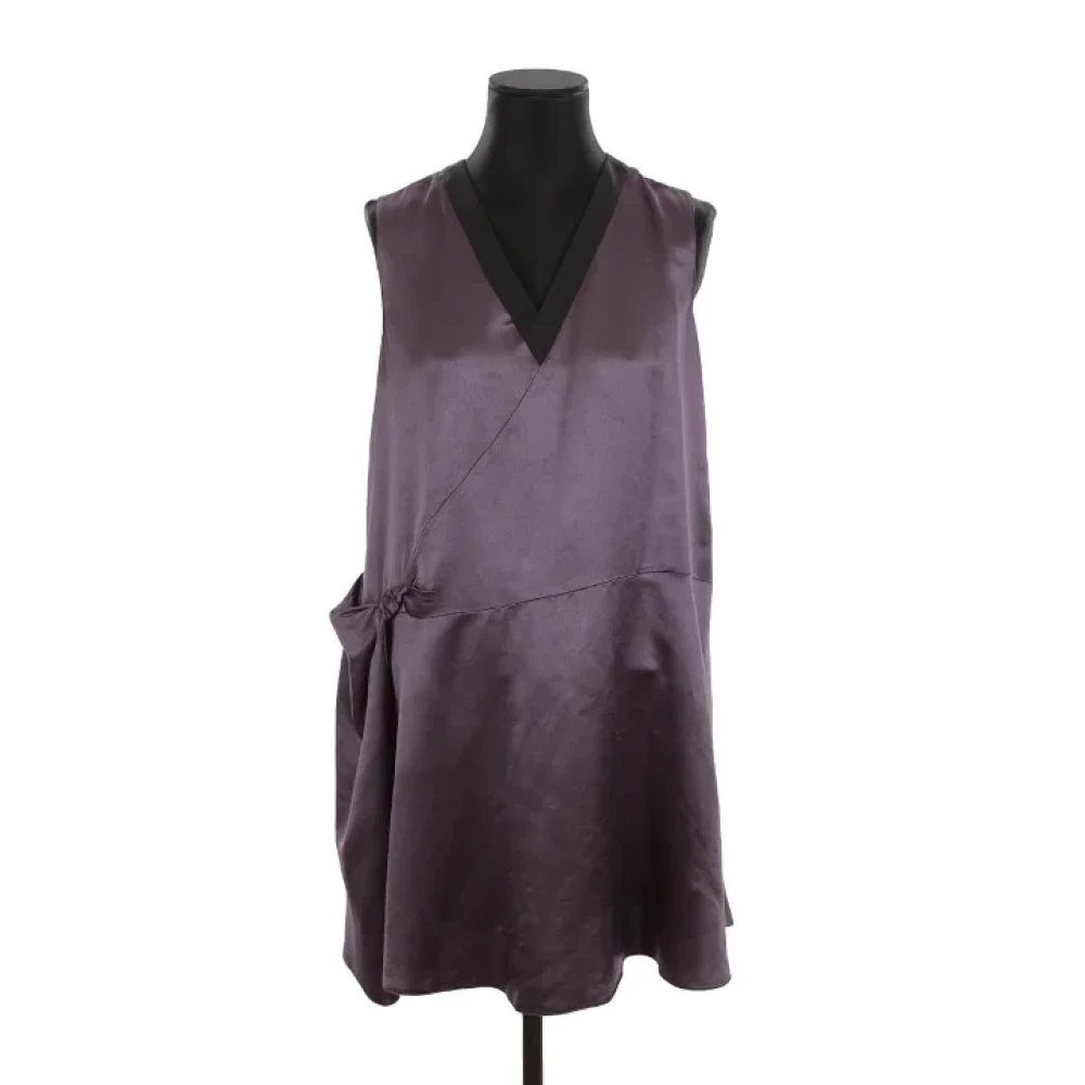 Missoni Pre-owned Silk dresses Purple Dames