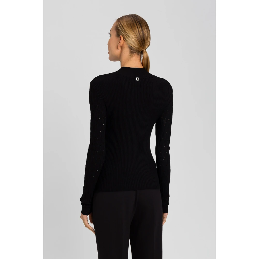 Twinset Zwarte Sweaters Set Black Dames