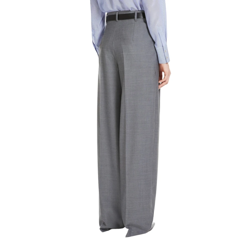 Max Mara Studio Elegante Broek voor Vrouwen Gray Dames
