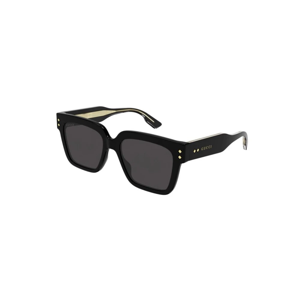 Gucci Men's Black Square Sunglasses - Sunglasses - 54 Mm - Accessories