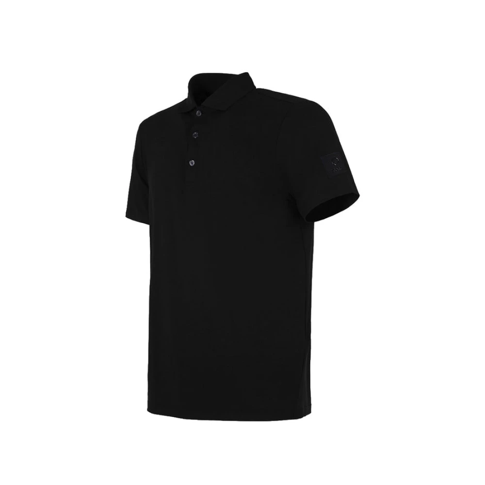 Suns Katoenen Polo Shirt Black Heren