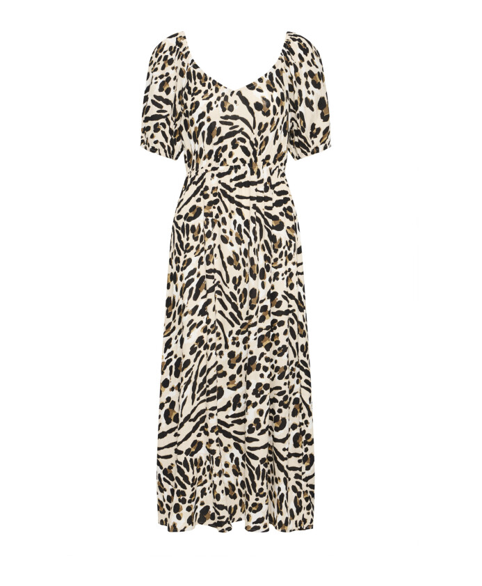 animal-print-dress-with-puff-sleeves
