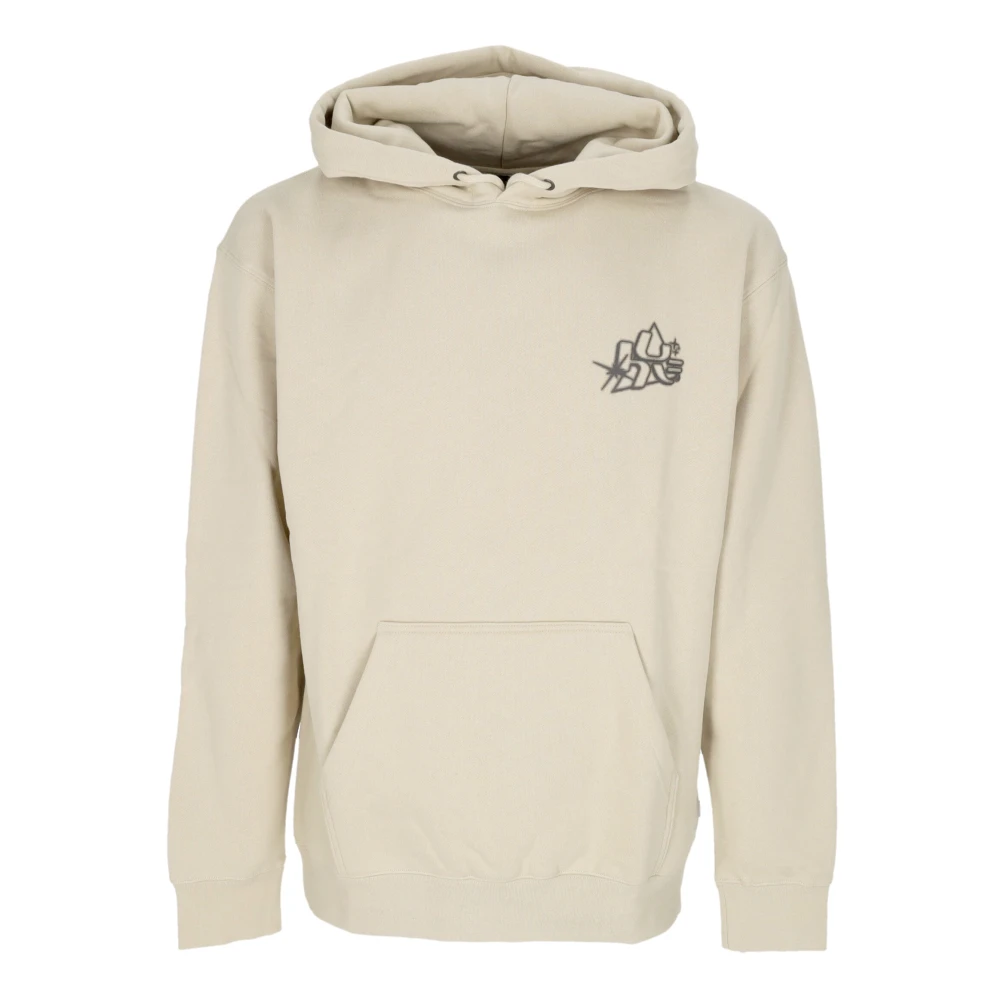 HUF Glow Po Hoodie Stone Beige Heren