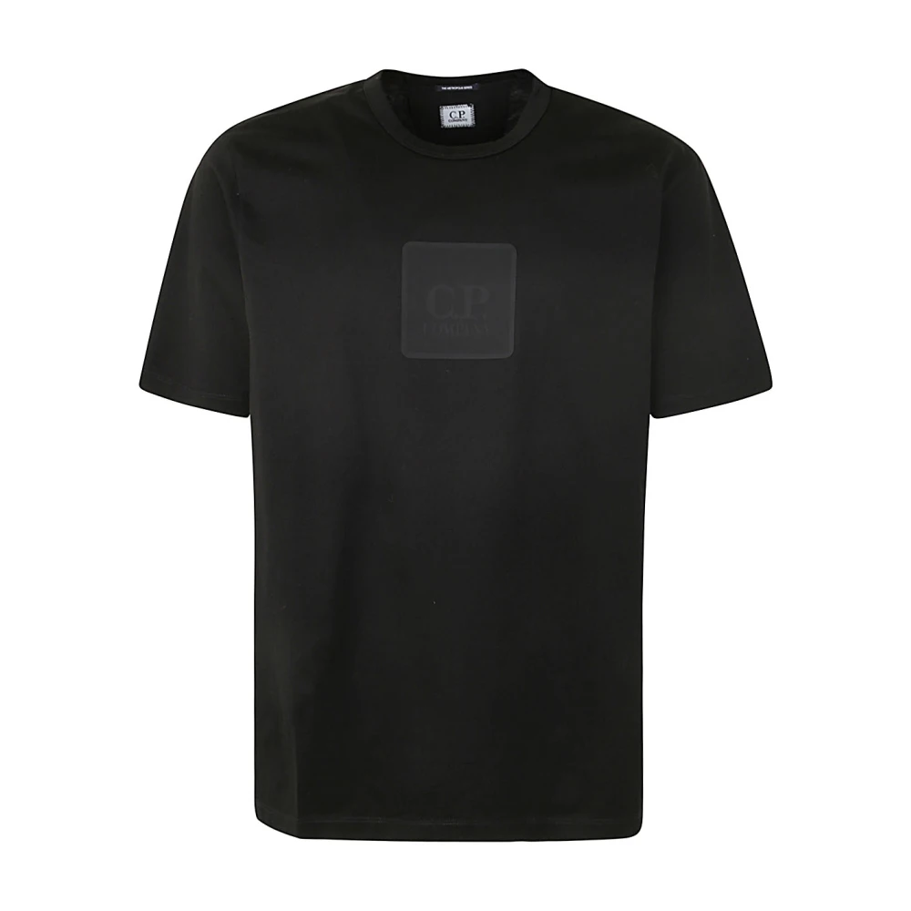 C.P. Company Zwarte Metropolis Logo T-Shirt Black Heren