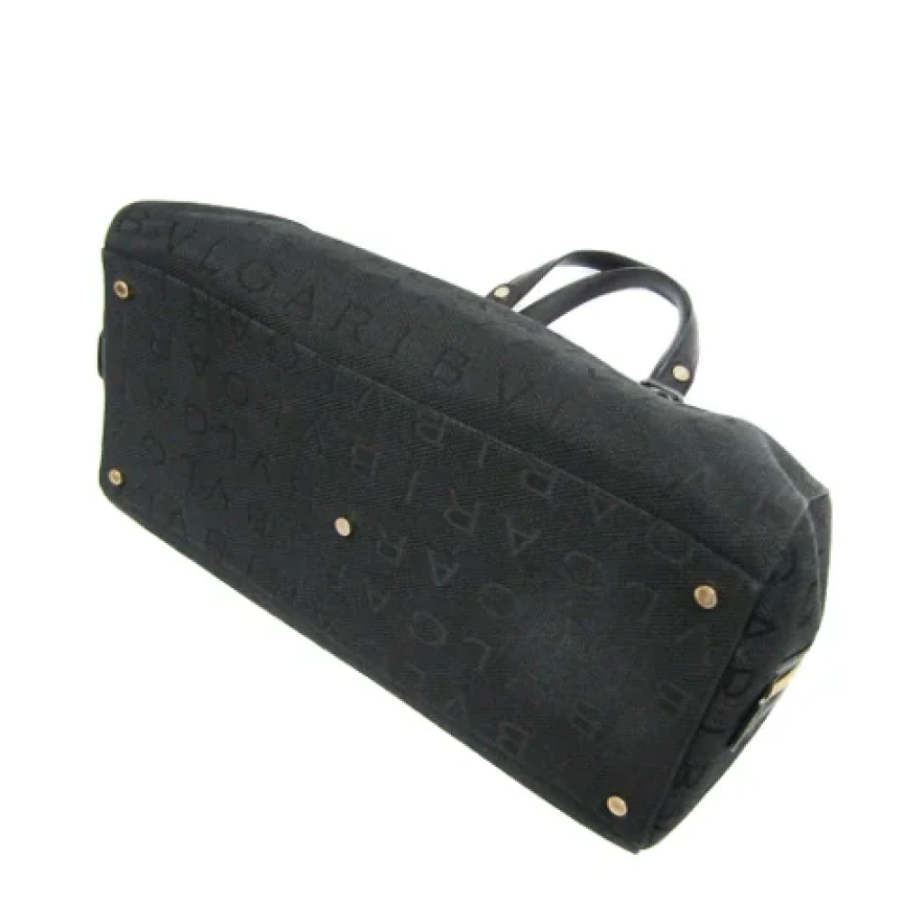 Bvlgari Vintage Pre-owned Canvas travel-bags Black Dames