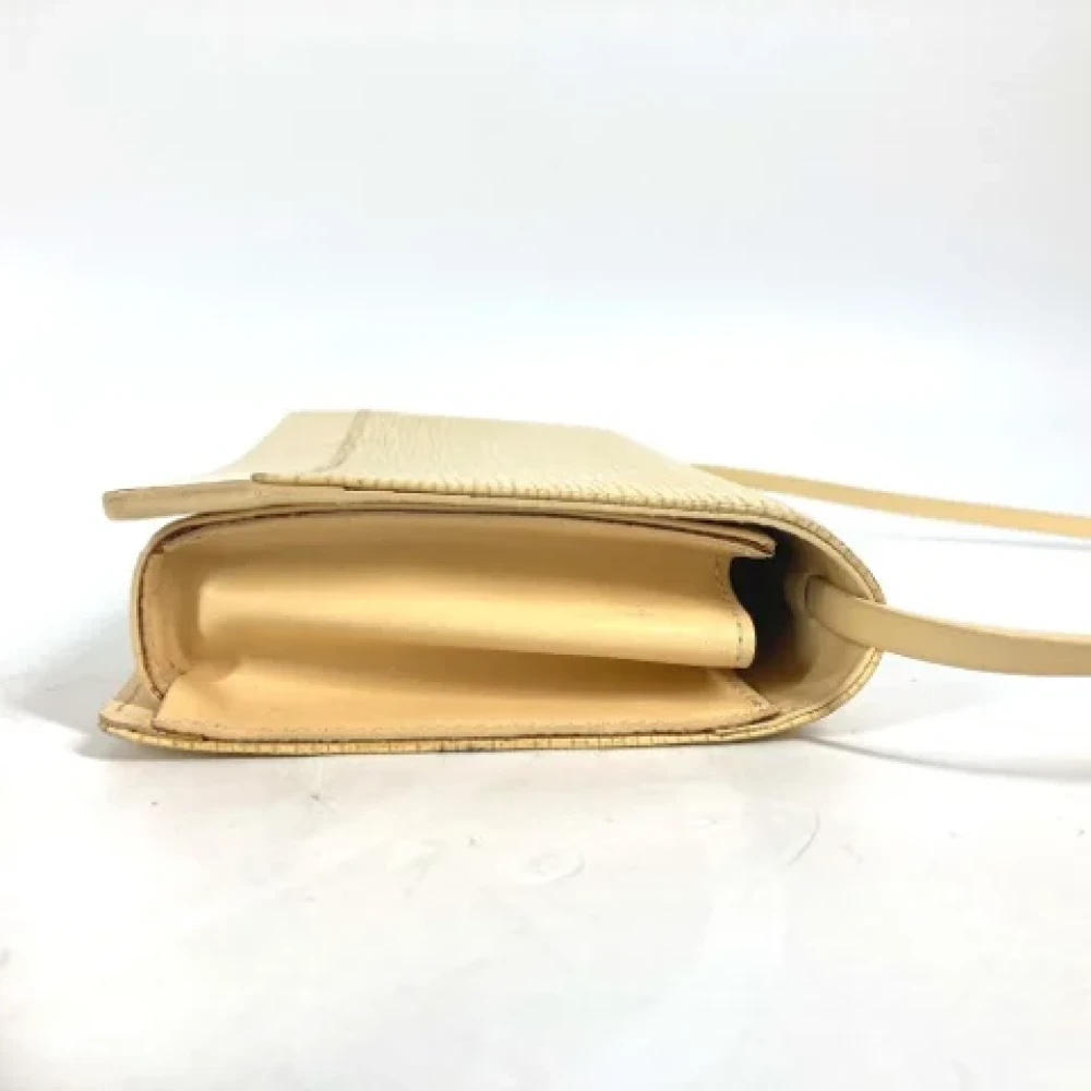 Louis Vuitton Vintage Pre-owned Leather clutches Yellow Dames