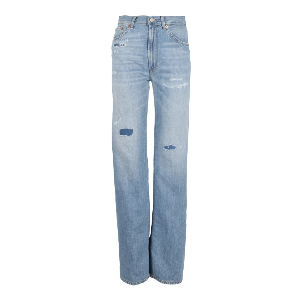 Dondup Women's Blue Straight Jeans