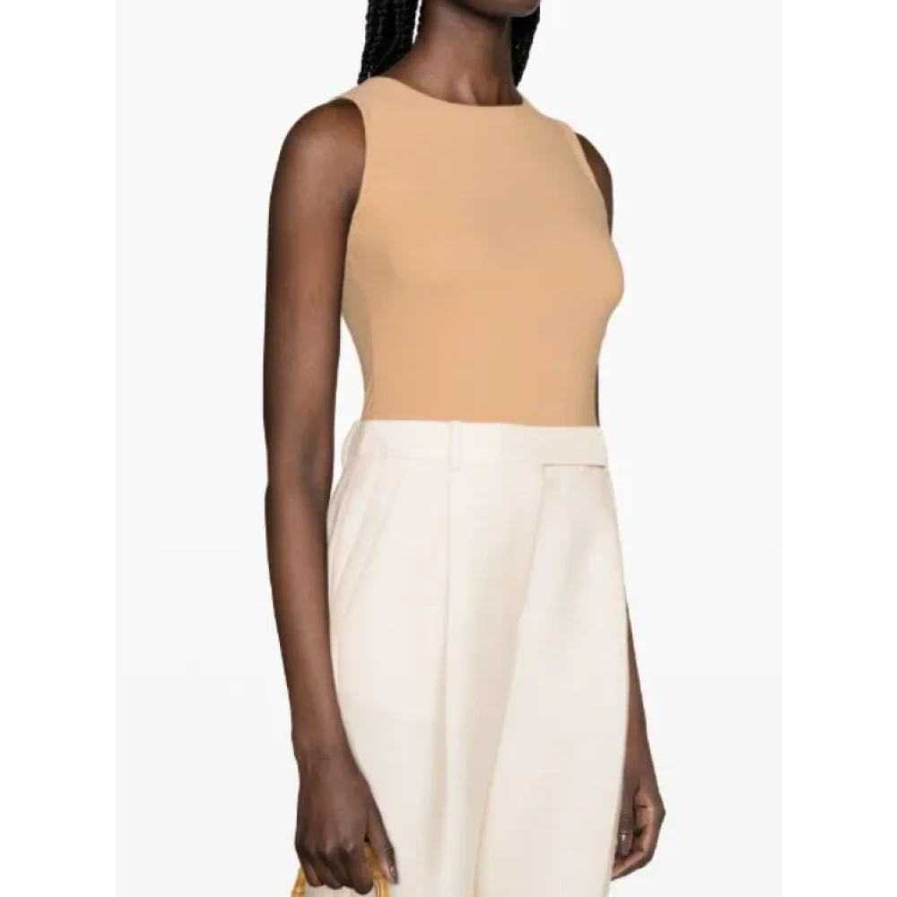 Jil Sander Nude Classic Bodywear Beige Dames