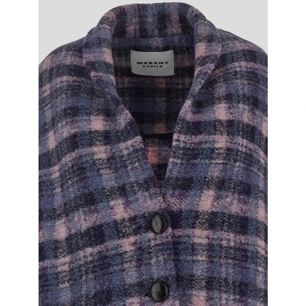 Isabel Marant Étoile Wollen Gabriel Coat Stijlvolle Mode Multicolor Dames