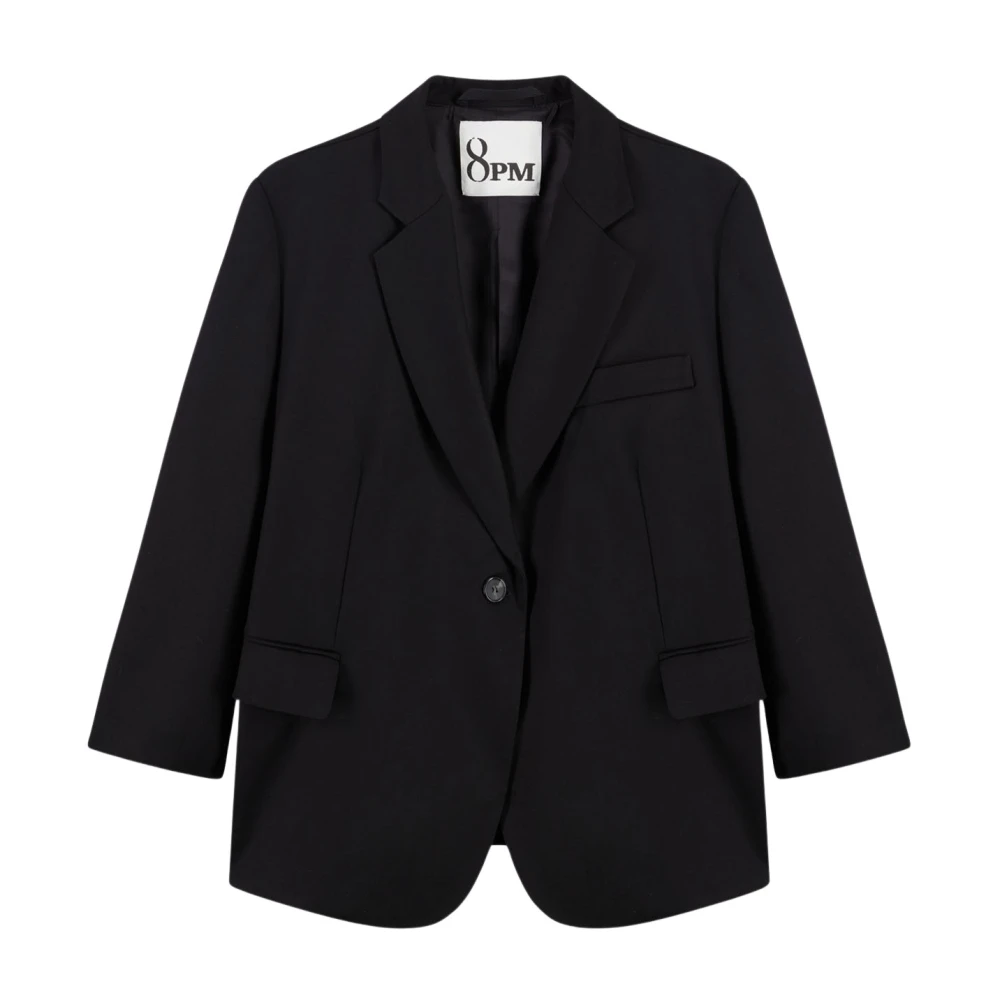 8pm Zwarte Savannah Jas voor Avondkleding Black Dames