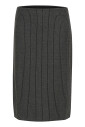 jupe-midi-gris-fonce-a-rayures-fines