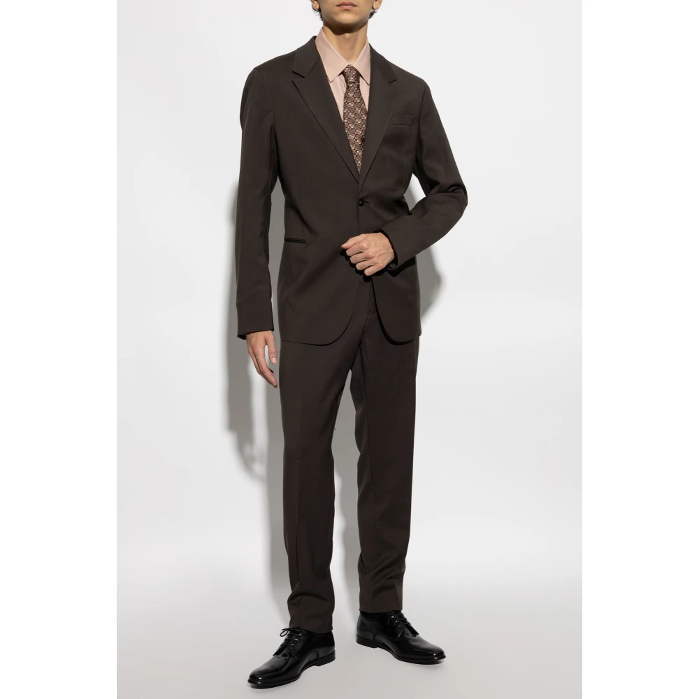 Emporio Armani Wollen pak Brown Heren
