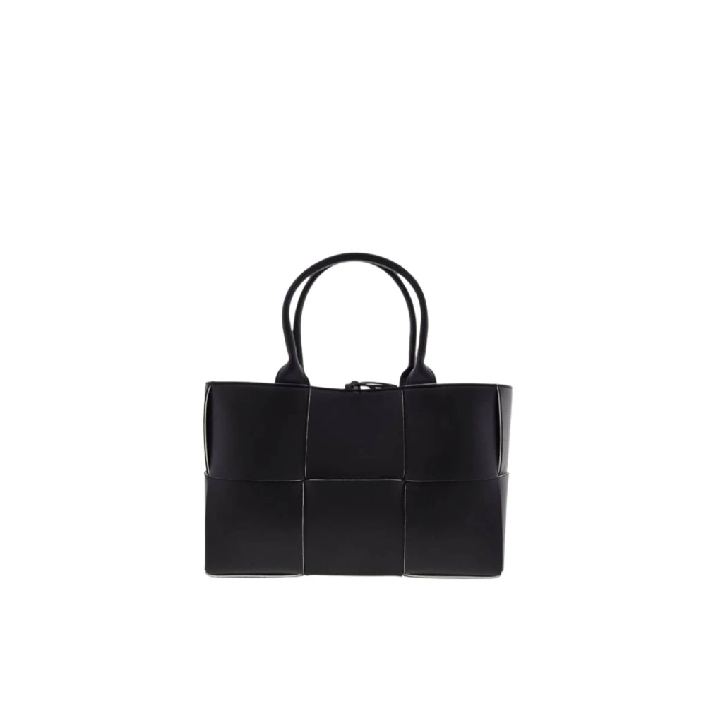 Bottega Veneta Handgemaakte Kleine Arco Tote Tas Black Dames