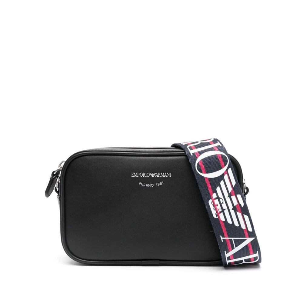 Emporio Armani Zwarte Schoudertas van Kunstleer Black Dames