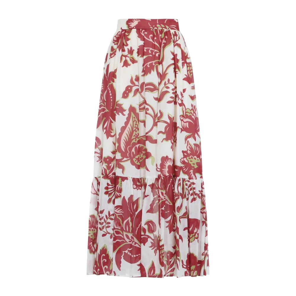 Etro Women's Multicolor Cotton Flounce Hem Maxi Skirt - Maxi Skirts - 2XS - Skirts