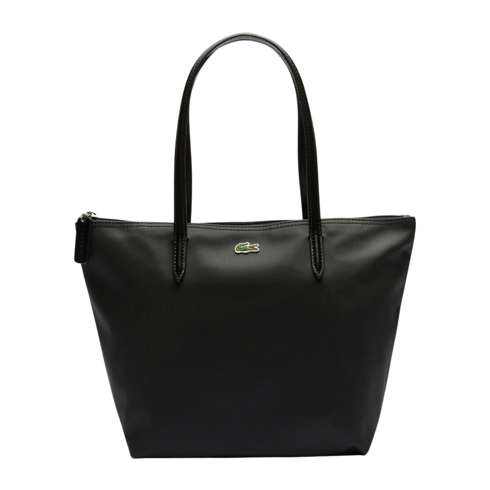 Lacoste Vrouw Zwart Tassen Dames, One Size, Compact Concept Winkel Tas In