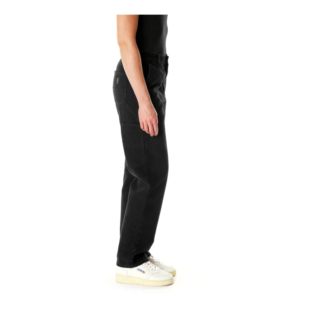 Carhartt WIP Relaxed Straight Fit Werkbroek Black Dames