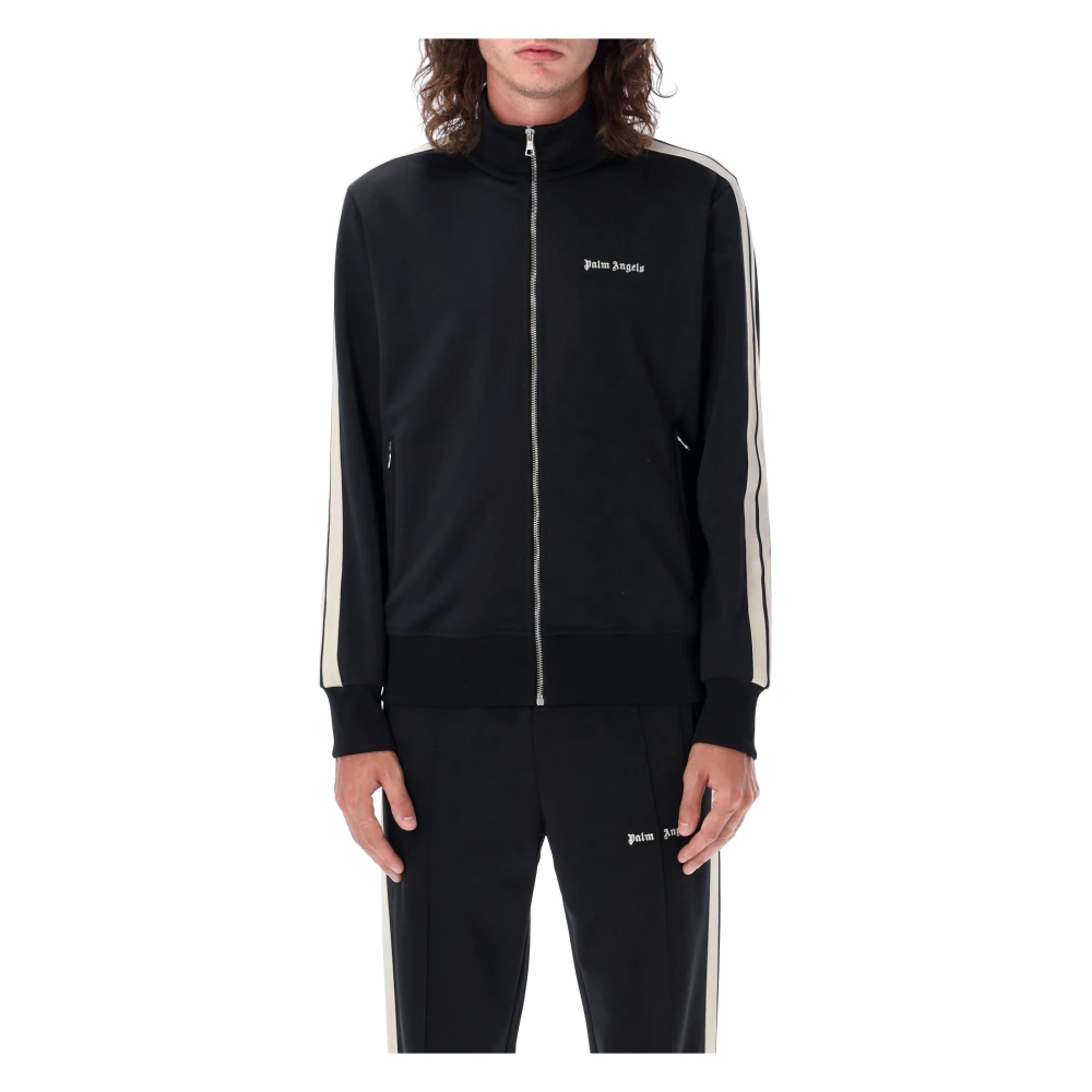 Palm Angels Klassisk Track Jacket Black, Herr