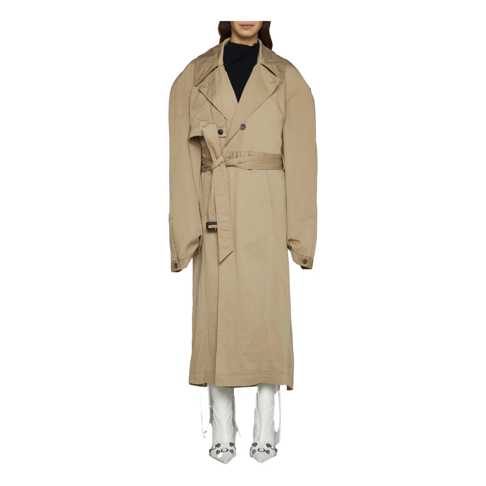 Balenciaga Stijlvolle Jassen in Wit Blauw Beige Dames