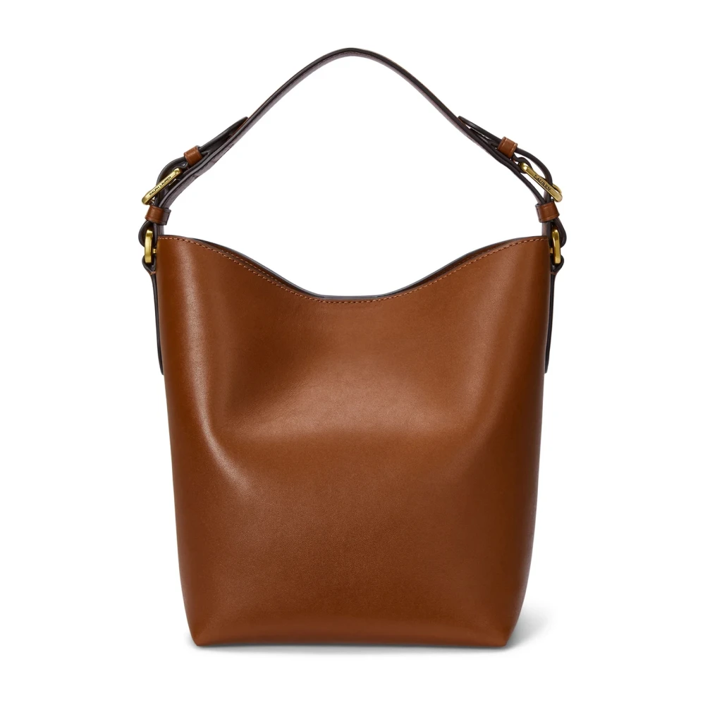 Ralph Lauren Witley MD BK Bucket BAG Medium Brown Dames