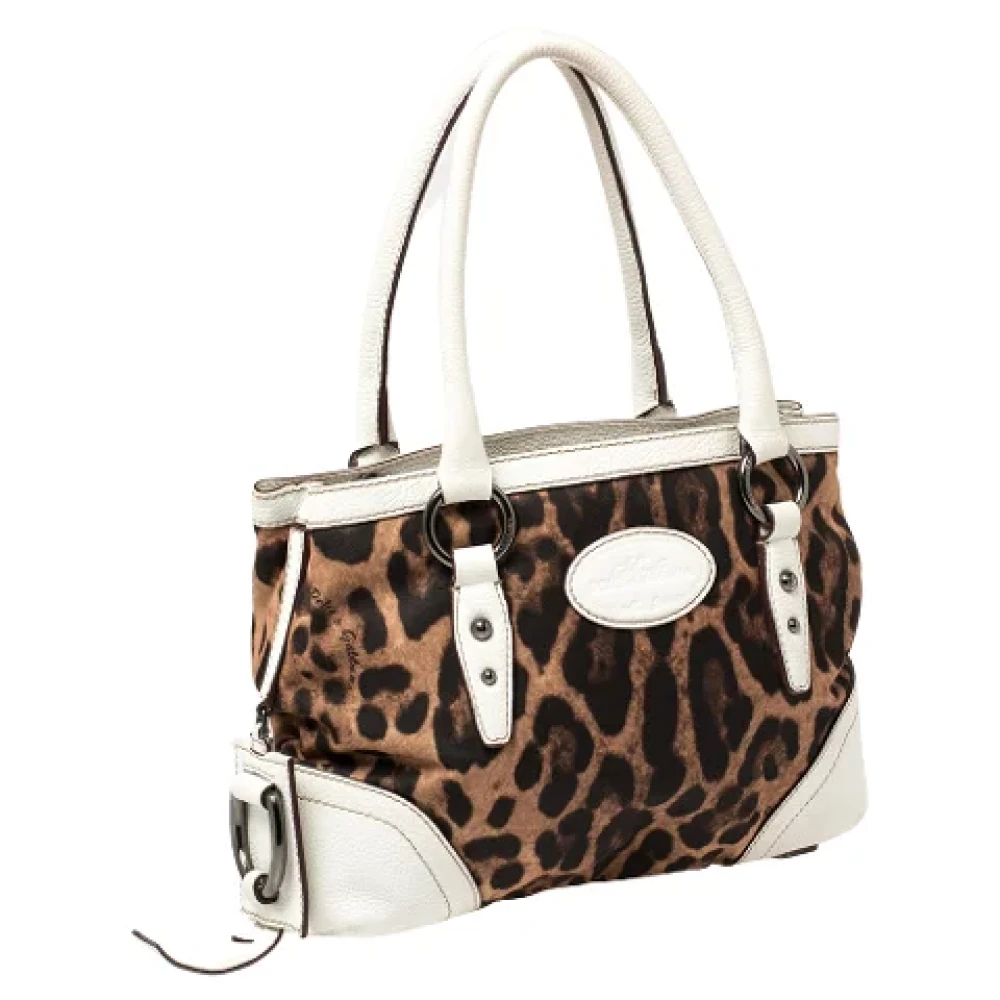 Dolce & Gabbana Pre-owned Fabric handbags White Dames