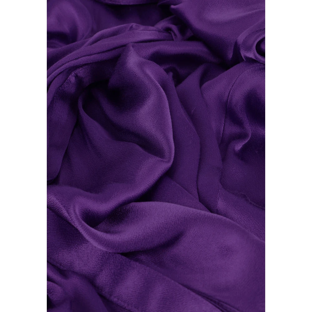 Co'Couture Paarse Drape Jurk Purple Dames
