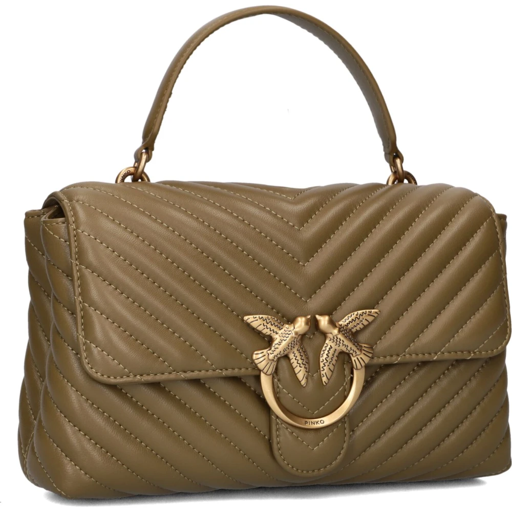pinko Love Lady Puff Classic Handtas Brown Dames