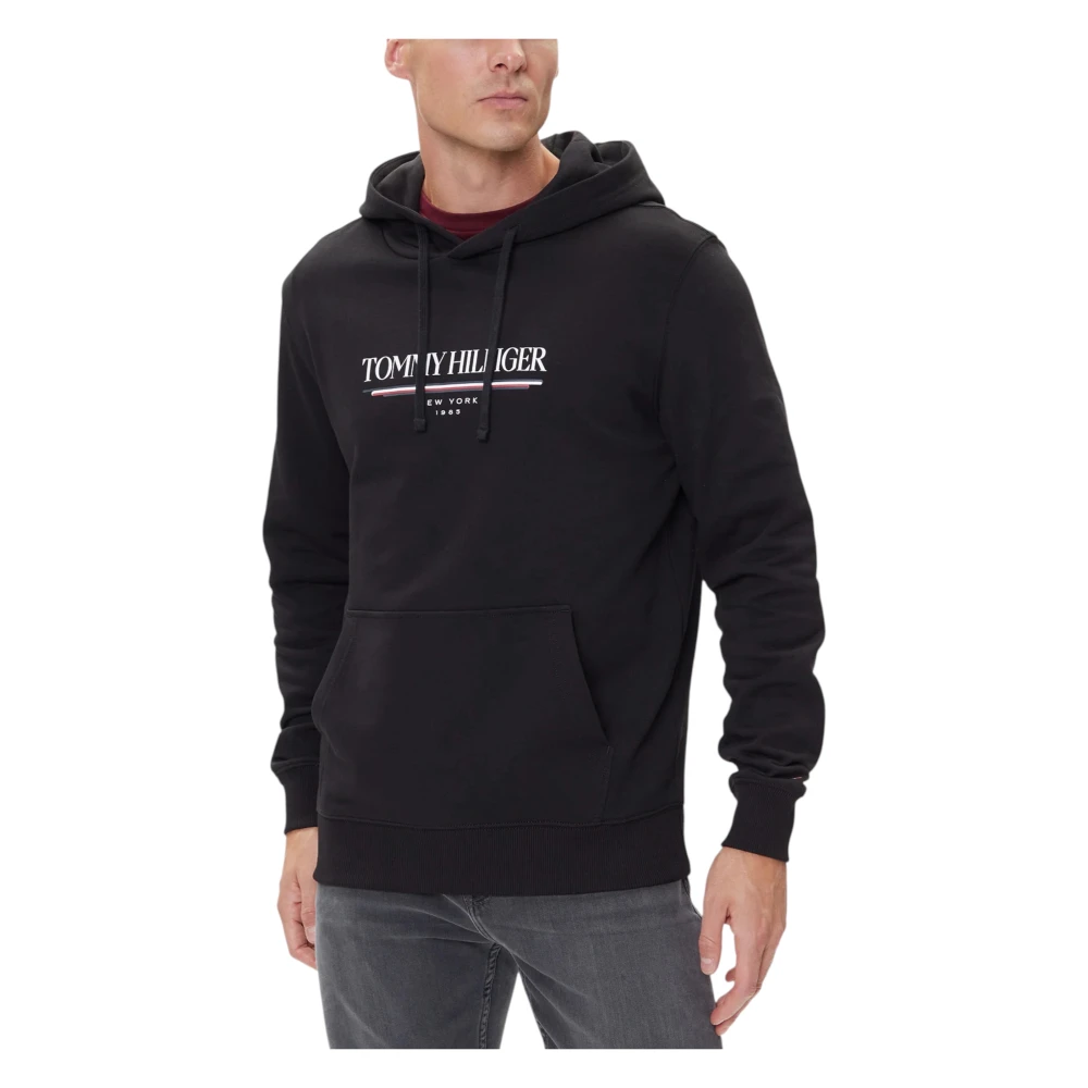 Tommy Hilfiger Men's Black Brand Love Hoodie