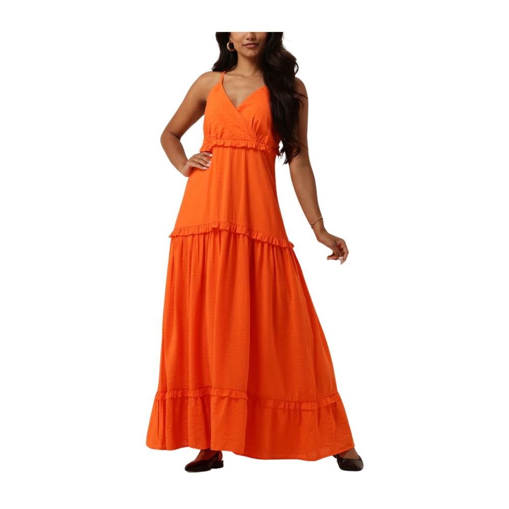 Y.A.S. Dames Jurken Yassymilla Strap Maxi Dress Oranje