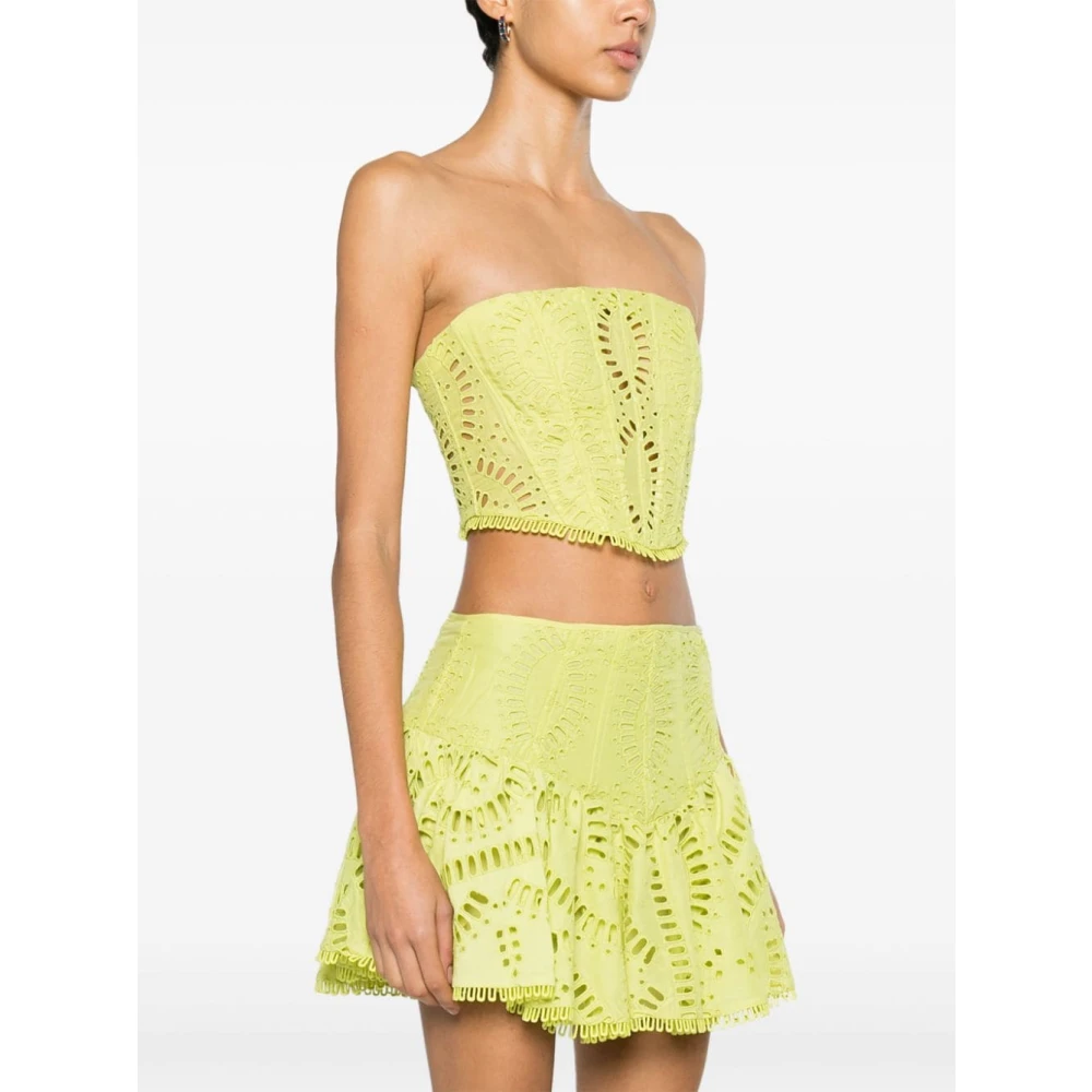 Charo Ruiz Ibiza Elegante Top voor Vrouwen Yellow Dames