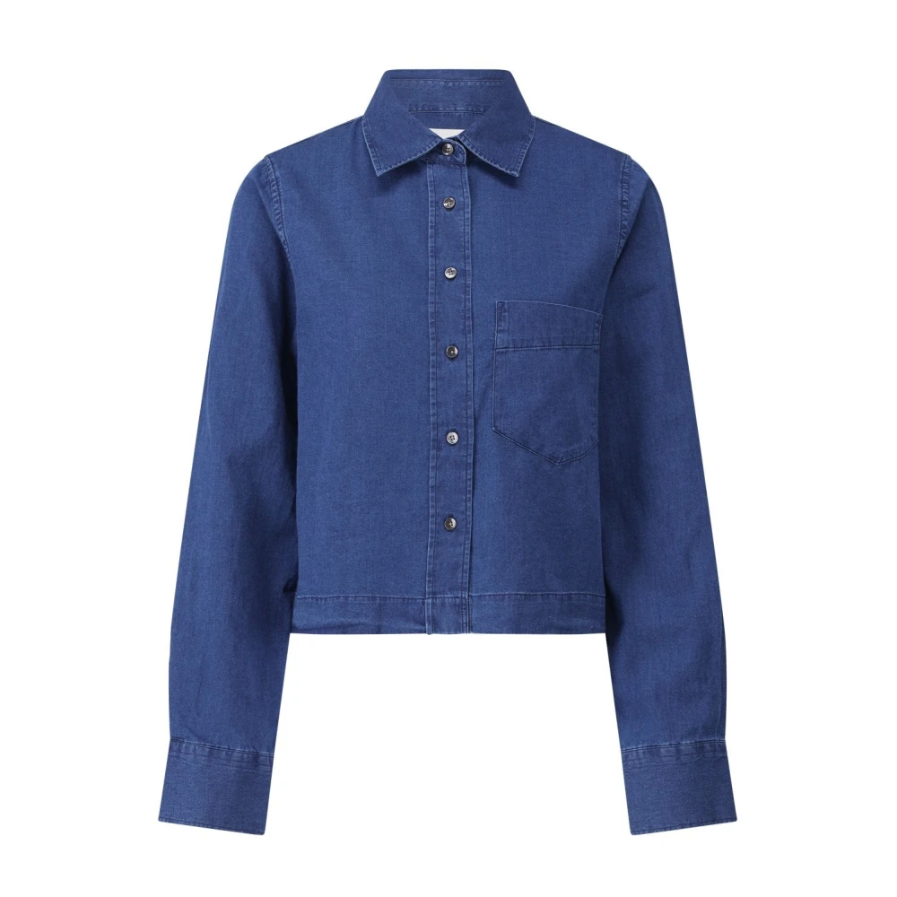 Closed Klassieke Denim Overhemd Blue Dames