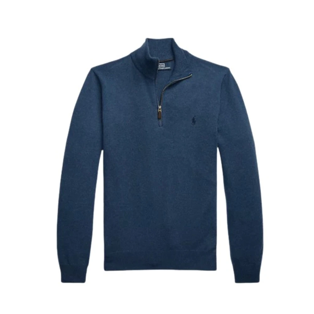 Polo Ralph Lauren Ull Demi-Zip Sweater Blue, Herr