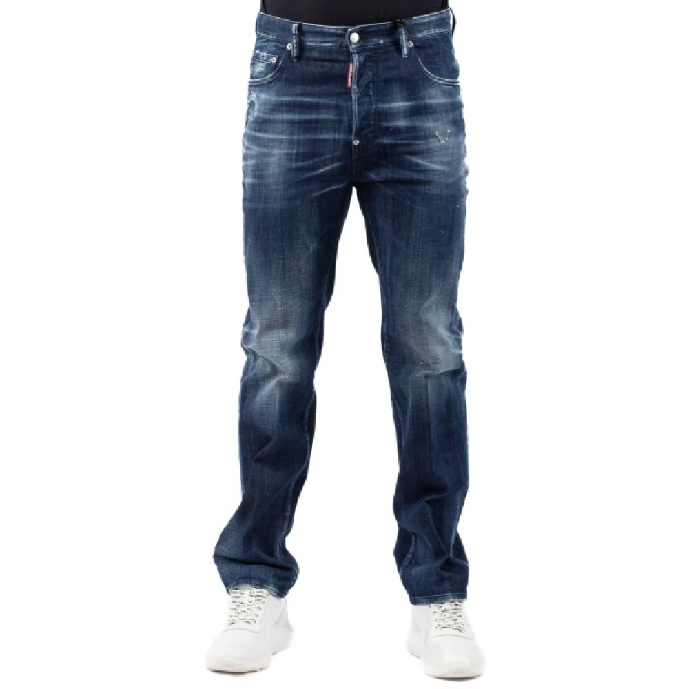 Dsquared2 Slim-Fit Jeans - Male - Slim Fit Jeans - Blue - L - Jeans