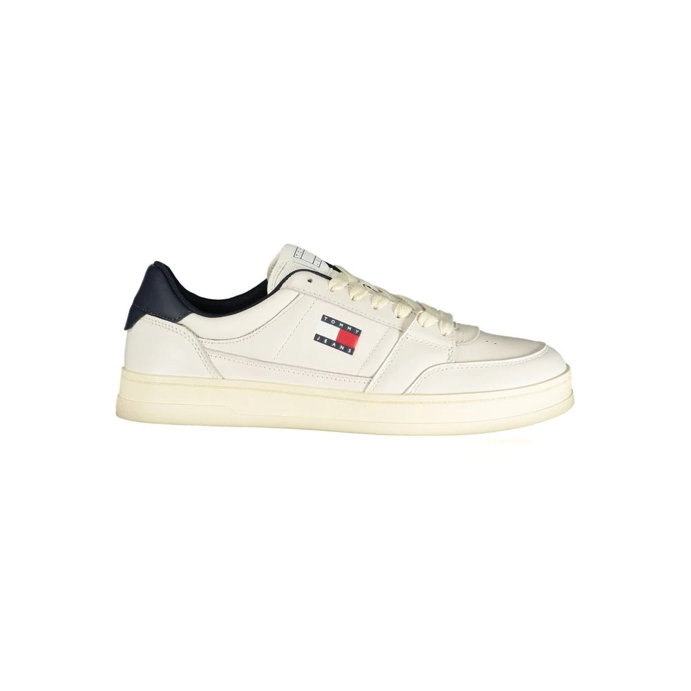 Tommy Hilfiger Men's White Sneakers, 11 Uk, Trainers