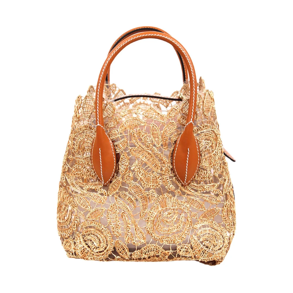 Ermanno Scervino Stijlvolle Winkel Tas Beige Dames