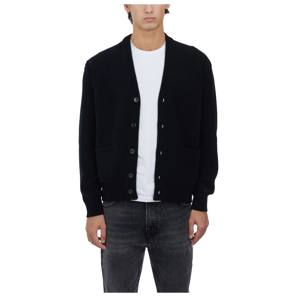 Seven Gauge Lana Cardigan Black Heren