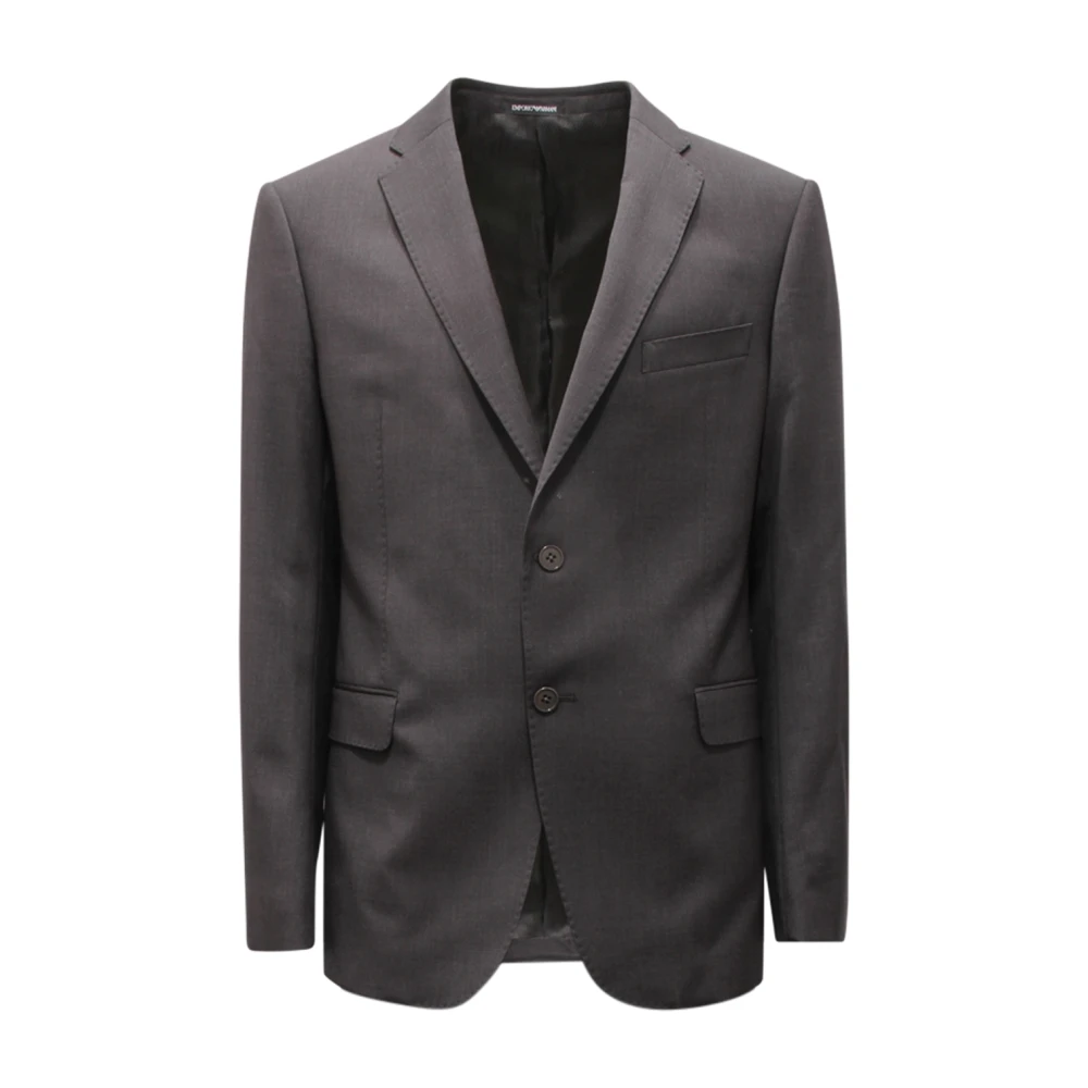 Armani Men's Gray M Line Wool Suit In Grey - Blazers - 2XL - Jackets