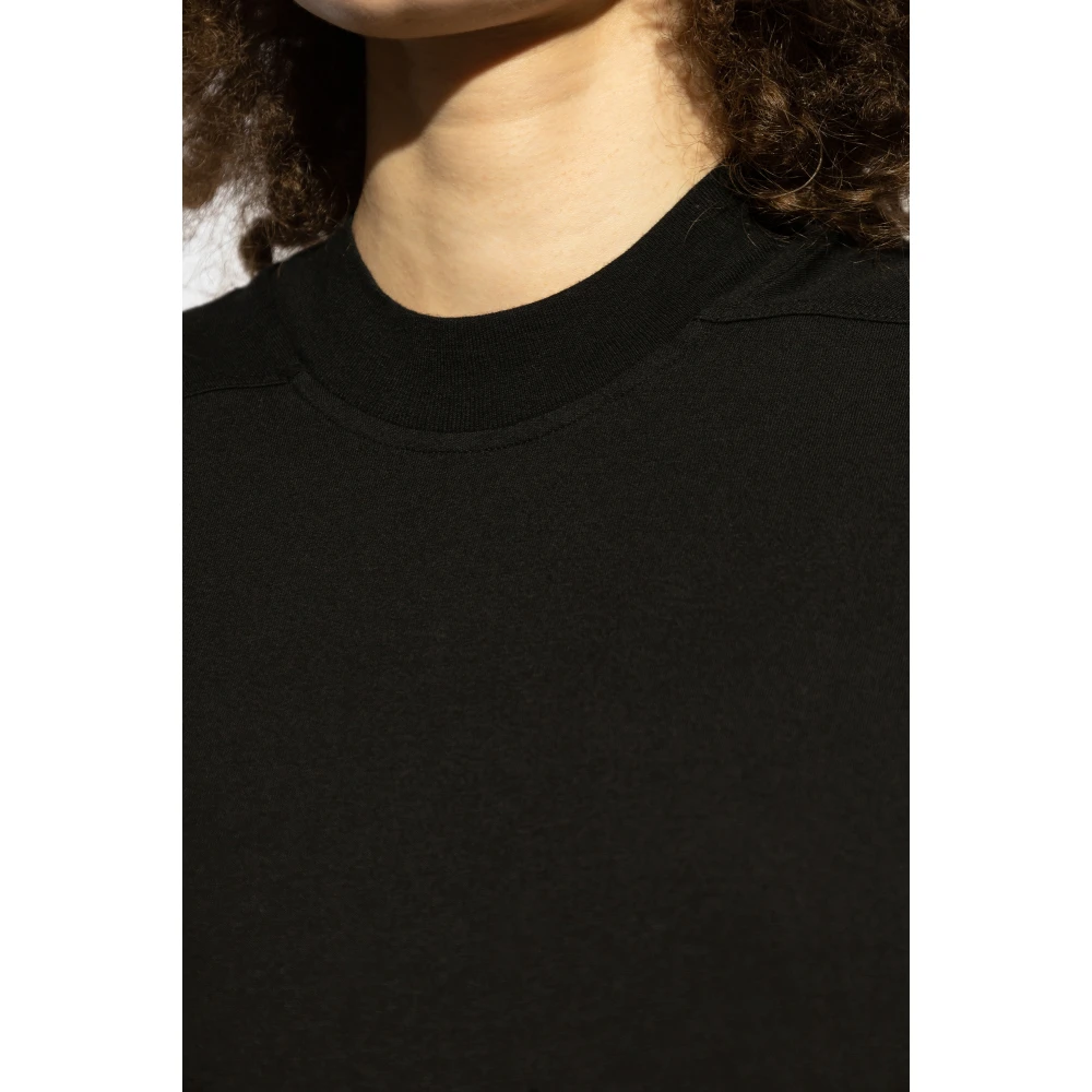 Rick Owens Small Level T-Shirt Black Dames