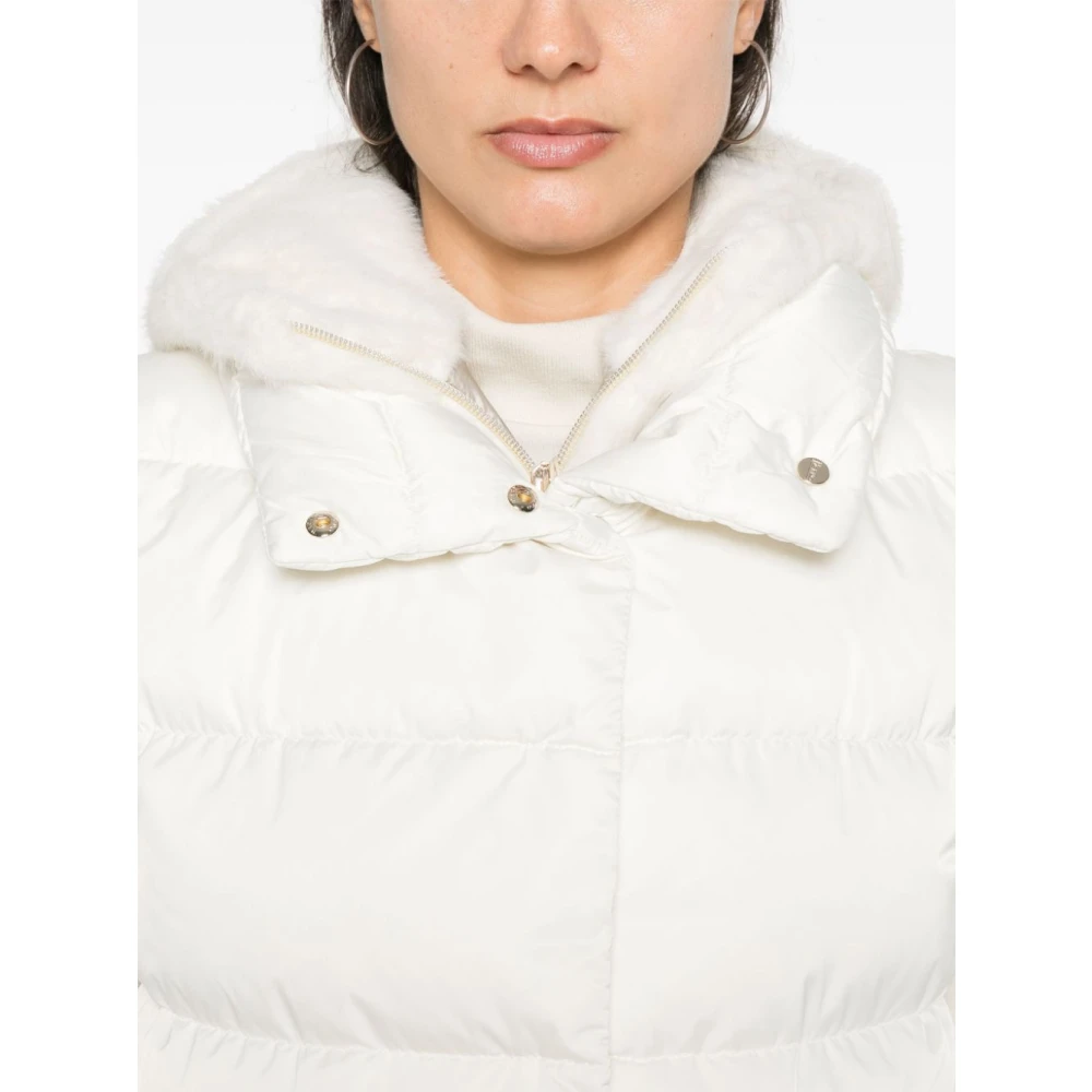 Herno Gewatteerd Vest White Dames