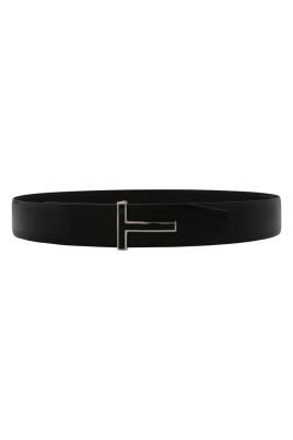 black-leather-tbar-buckle-belt